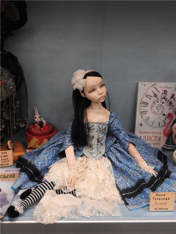 Экскурсия в страну чудес… Авторская кукла. Москва, Тишинка 2016 (фото 6)