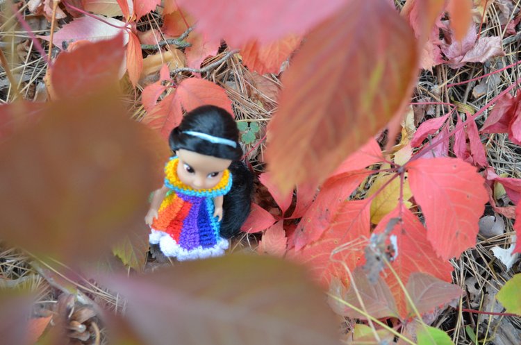 Мини дисней аниматорс Жасмин - осенняя прогулка или лесная принцесса, много фото (фото 7)