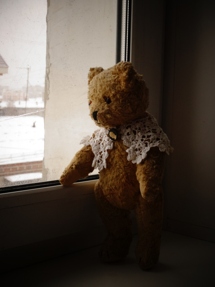 Одинокий мишка — Игрушки СССР и советского детства: резиновые (фото 9)