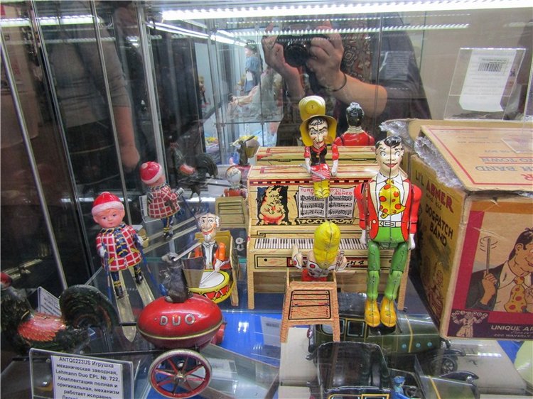Музей Истории Игрушки. Выставка в "Гостином дворе" 16-18 декабря 2016. Винтаж и антиквариат. Фотообзор