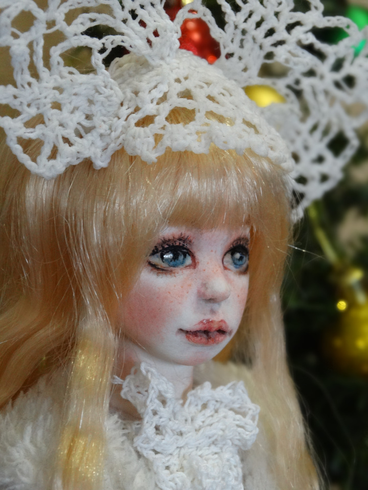Ещё немного об авторской кукле Снегурочке (фото 7)