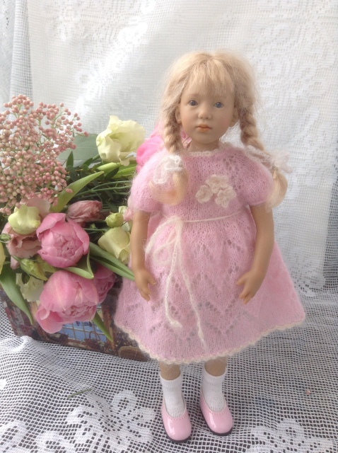 Поздравление с Весной! Или девочки в розовом. Куклы от H. Plusczok и A. Himstedt (фото 7)