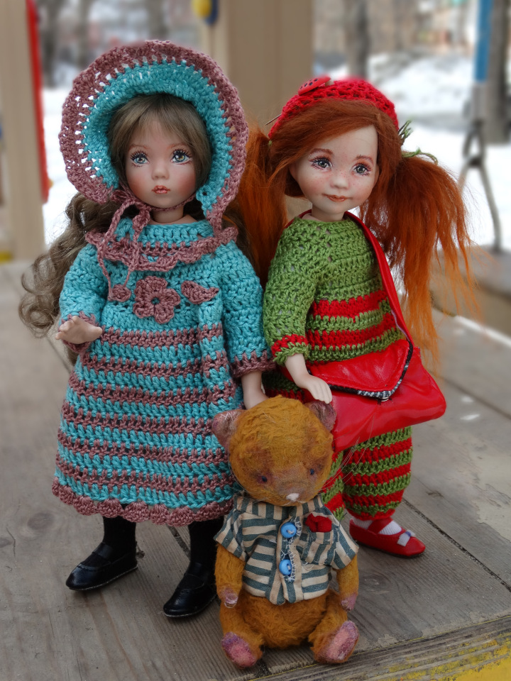 Обновлённые малышки. ООАК фарфоровых куколок Дианы Эффнер