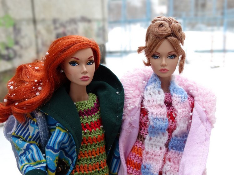 Поппи на зимней прогулке. Fashion Royalty