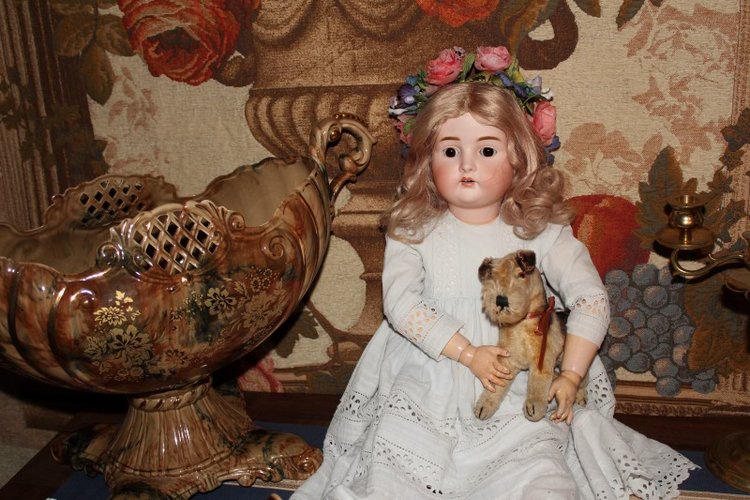 Антикварная кукла Бруно Шмидт. Само очарование (фото 3)