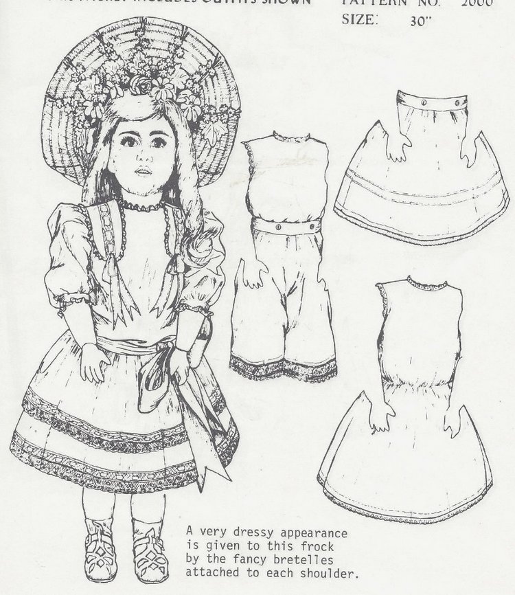 Сборная солянка кукольных нарядов - для вдохновения