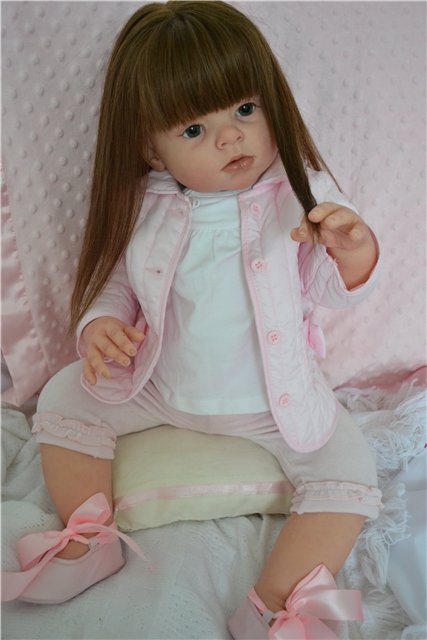 Годовалая девочка реборн Даниэлла от Ирины Свитиной