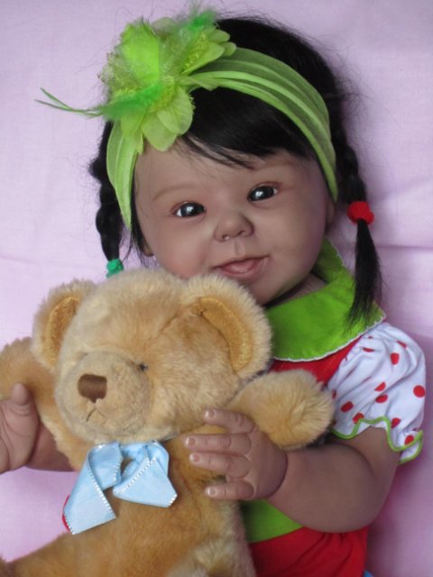 Маленькая шоколадка.Кукла реборн Преображенской Светланы