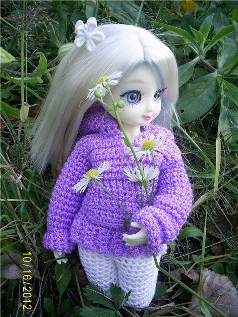 Сиреневый туман... Обновки для куклы БЖД (фото 6)