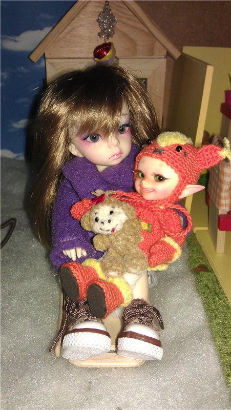 Наш новогодний дутик — Коллекции кукол BJD (БЖД): фото витрин (фото 9)