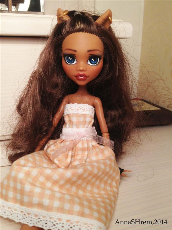 Мой первый ООАК Monster High (фото 7)