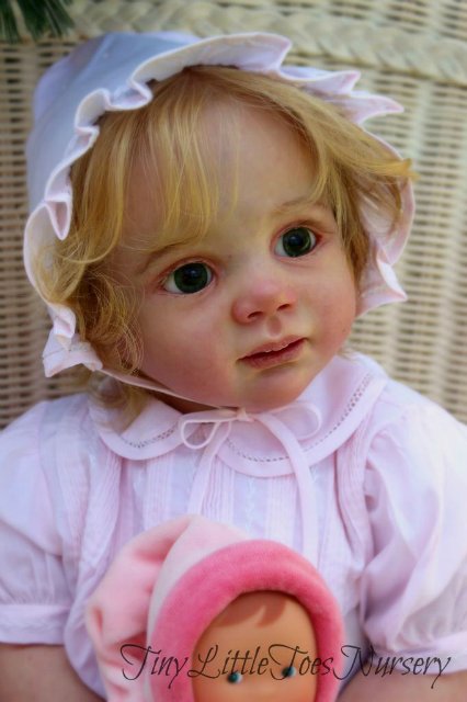 Красивая куколка реборн Эмма молд Fridolin Karola Wegerich