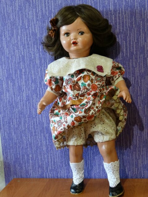 Восстановление старенькой английской куколки (фото 8)