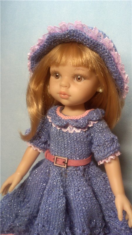 Платье "Розовый закат" для кукол Паола Рейна (фото 3)