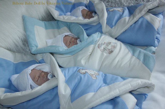 Тройняшки Джошики... Куколки реборн Виктории Вишни