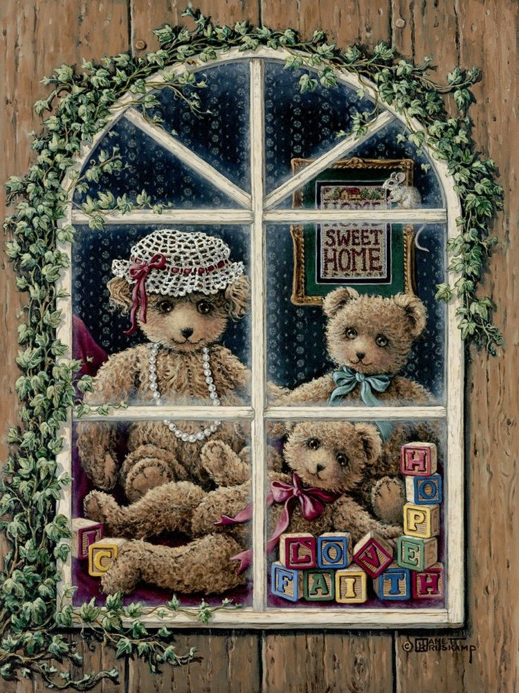 МИШКИ ТЕДДИ. Уютный мир Жанет Крускамп (Janet Kruskamp)