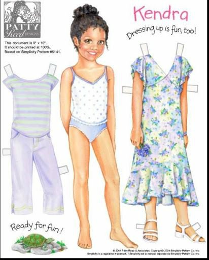 Мои любимые бумажные куклы для вырезания