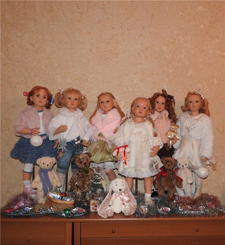 Новый Год: сладкий сон или реальность наяву. Куклы Hildegard Gunzel. Наши поздравления (фото 10)