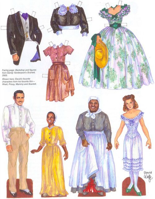 Мои любимые бумажные куклы для вырезания