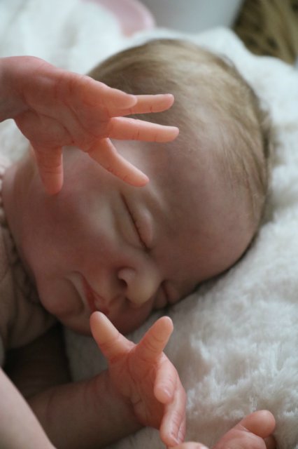 Спящая малышка Рози 2. Куколка реборн Виктории Вишни