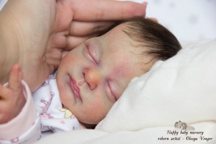 Кроха Торопыжка, недоношенная малышка Рози. Кукла реборн Олеси Венгер