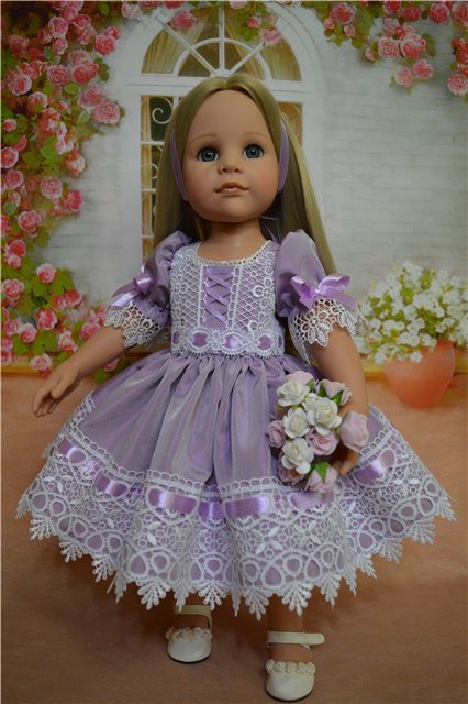 Сиреневые цветы весны | Бэйбики Сиреневые цветы весны — Одежда и обувь для кукол своими руками: фото (фото 6)