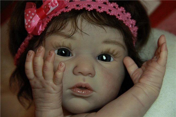 Малышка Карина. Куколка из молда Maike от Gudrun Legler