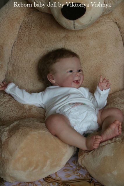 Мейзи... Куколка Реборн Виктории Вишни (фото 7)