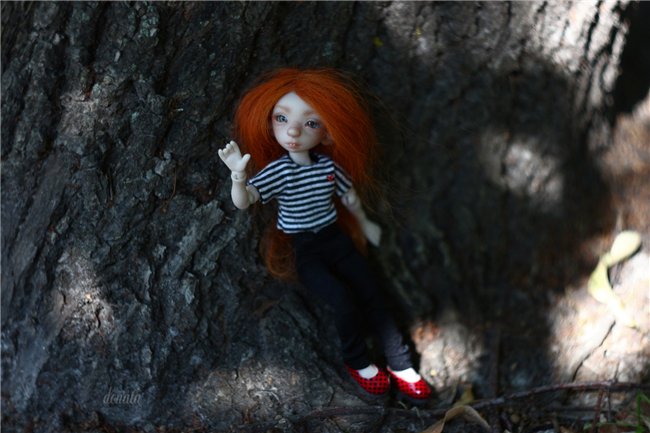 Непоседа Фиби. Авторская бжд-мышка Лидии Снуль