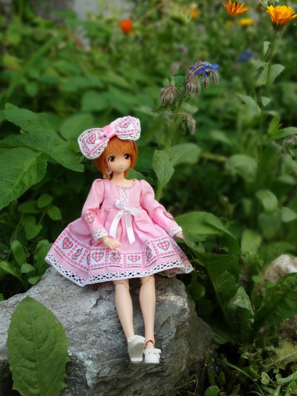 Дюймовочка в сказочном саду