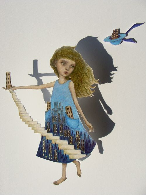 Удивительные бумажные куклы японской художницы Maki Hino (фото 3)