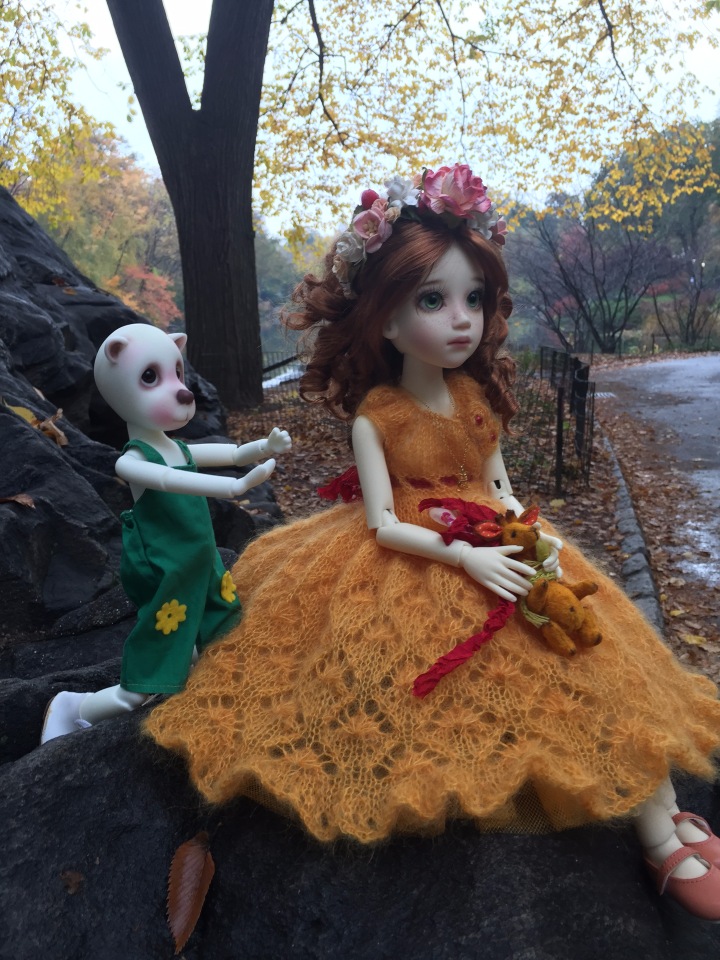 Луна гуляет в Центральном Парке в Манхаттане