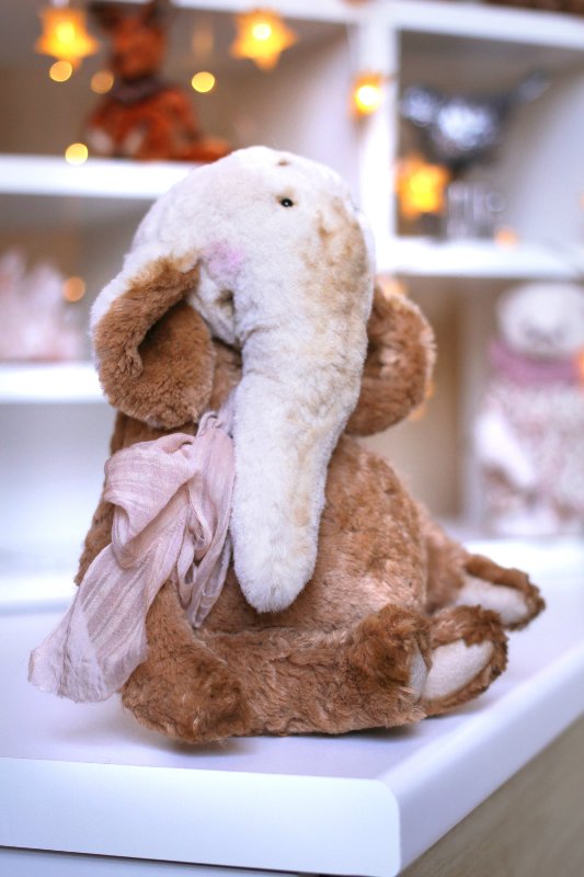 Слон пончик. Авторская игрушка ручной работы Татьяны Матляк (фото 4)