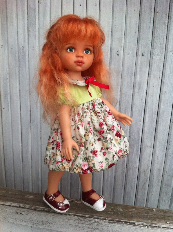 Рыжий, рыжий, конопатый — ООАК Paola Reina (Паола Рейна) и испанских кукол: перерисовка (фото 5)