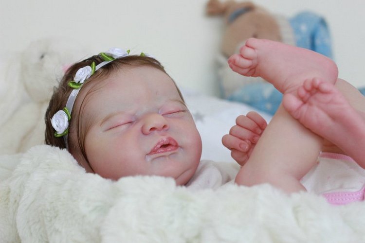 Маленькая бусинка Америкус, кукла реборн Беспаловои Жанны