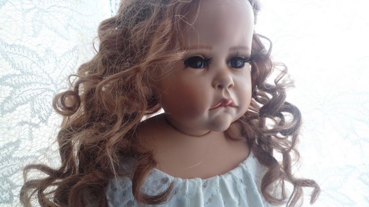 Фарфоровая кукла от Hildegard Günzel | Бэйбики Фарфоровая кукла от Hildegard Günzel