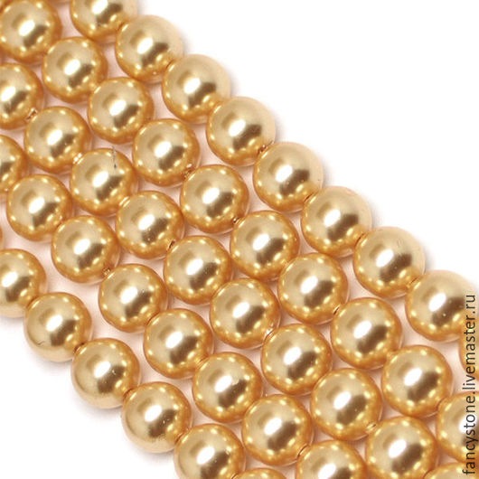 Надели шарики на нити. Красиво очень, посмотрите! Сваровски нашими глазами