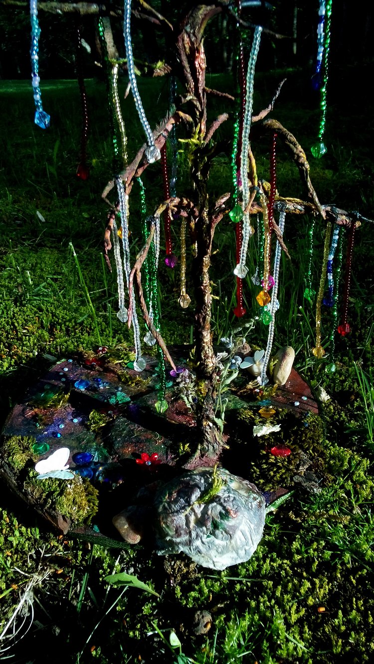 Подставка-дерево для кукол из папье-маше. Мастер-класс