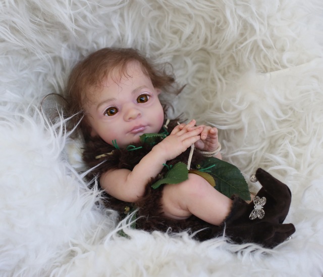 Лесной Эльфёныш,кукла-реборн Элины Кудрявцевой