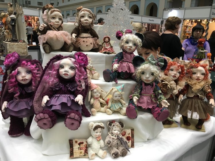 Выставка кукол в Гостином дворе - декабрь 2017 - мой взгляд - часть 3 | Бэйбики Выставка кукол в Гостином дворе - декабрь 2017 - мой взгляд - часть 3