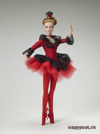 Голубая танцовщица или Магия балета. Фарфоровая коллекционная кукла от Донны Руберт