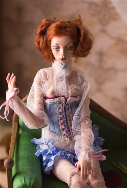 Эльза - авторская шарнирная кукла Елены Акимовой (фото 2)