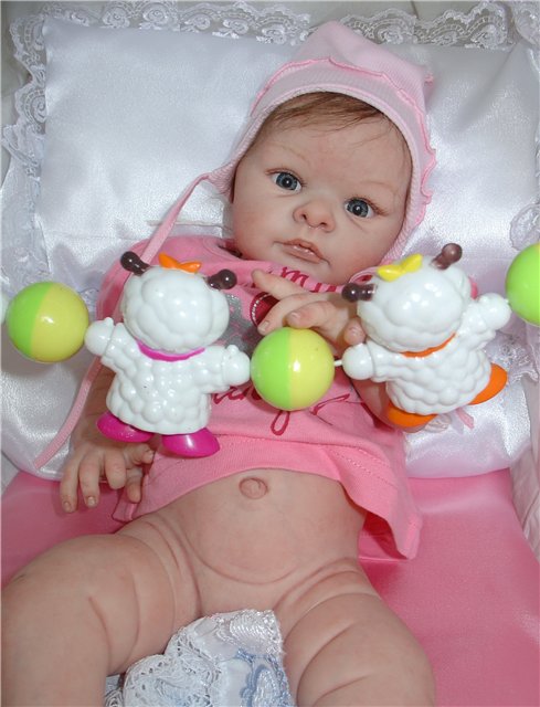 Малютка Джилл. Кукла Реборн из молда Джилл (Adrie Stoete) | Бэйбики Малютка Джилл. Кукла Реборн из молда Джилл (Adrie Stoete)