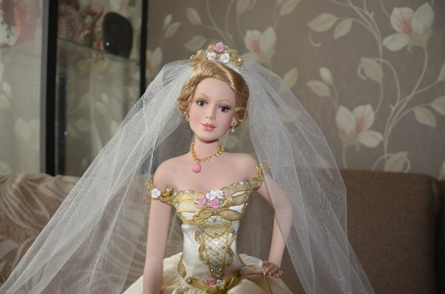 Фарфоровая кукла, невеста The Ashton-Drake Galleries
