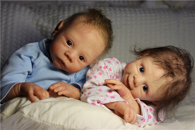 Мои двойняшки-реборнята! Ростя и Марьяша (фото 9)