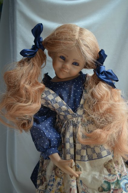 Знакомство с куклами Anni Aegerter фирмы Schmider Creativ. Тони - образ Пеппи или подружки Тома Сойера