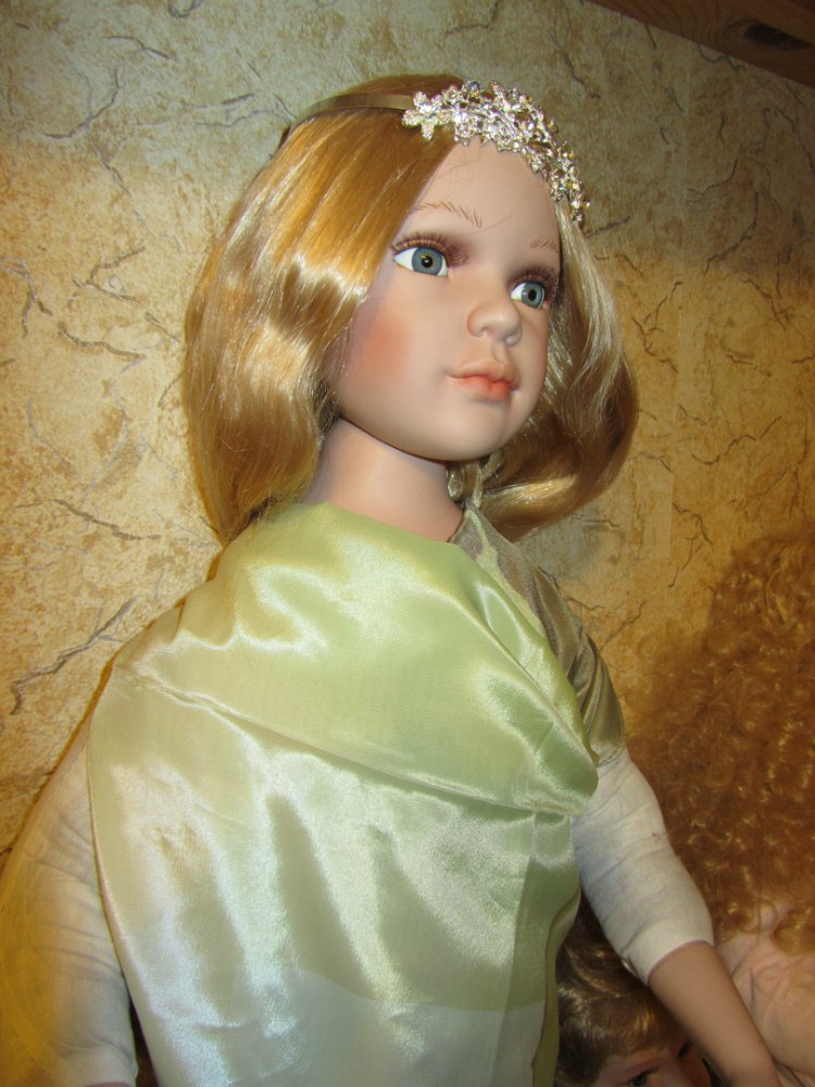 Фарфоровая кукла Ева - "реверанс позапрошлому веку" (фото 5)