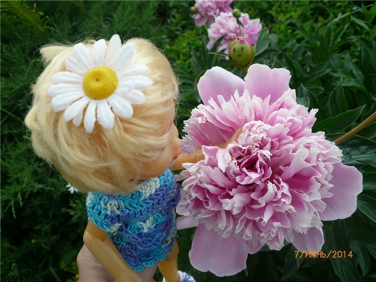 Бабушкина помощница. Винтажная шарнирная куколка Светочка