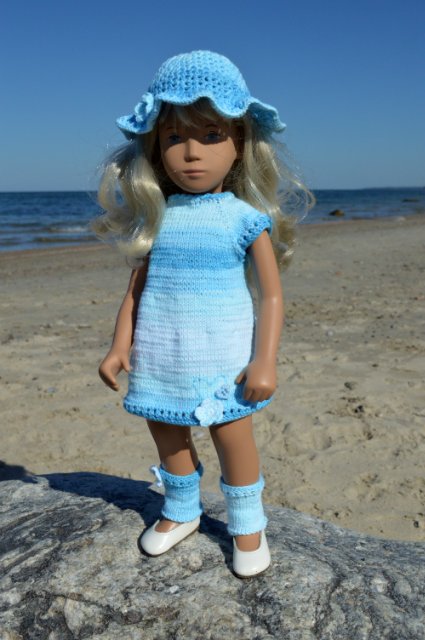 Бабье лето... Кукла Саша Sasha Doll Gingham