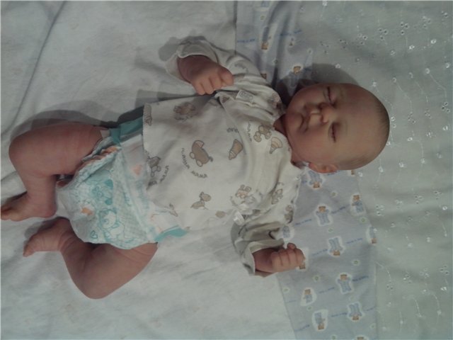 Маленький малыш реборн Андрейка, молд Жульен (фото 4)